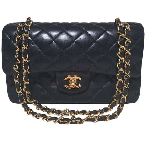 vintage blue chanel bag|vintage navy blue Chanel bag.